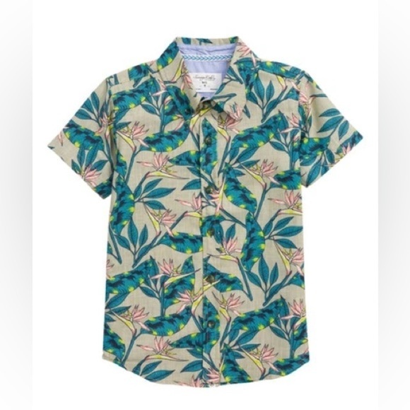 Sovereign Code tropical bird of paradise shirt- Size Medium - Picture 6 of 6
